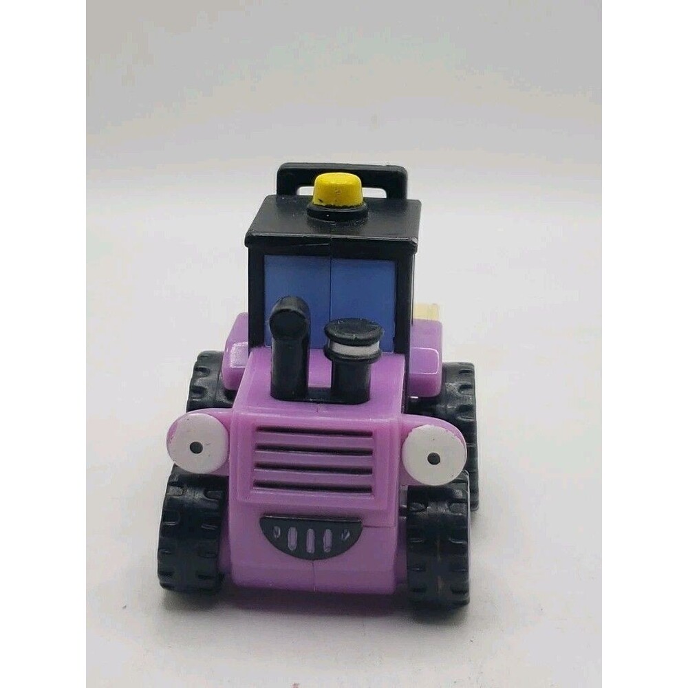 Hasbro Bob The Builder Trix The Forklift Purple 2002 Vehicle 3" x 1.75"